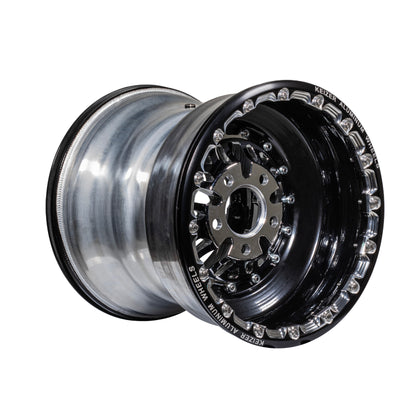 Keizer Wheels - 15-Beurt-Forged-BL-Black & Machined - 135 Angle