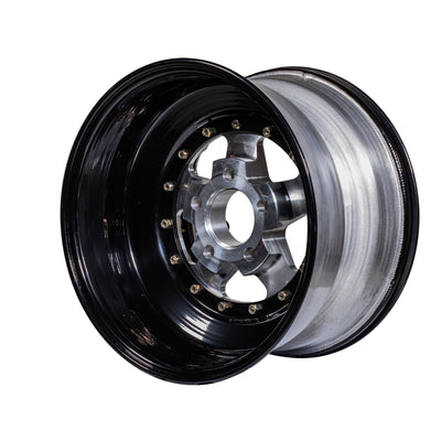 Keizer Wheels - 15-Full-House-Forged-BL-Black & Machined - 225 Angle