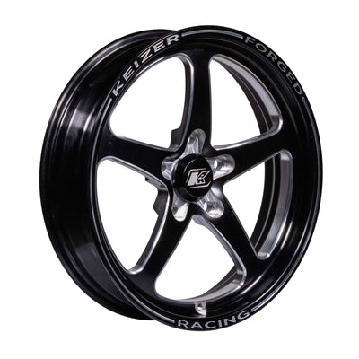 Keizer Wheels - 17-Full-House-F-Black & Machined - 315 Angle