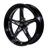 Keizer Wheels - 17-Verbrand-Forged-Black & Machined- 45 Angle