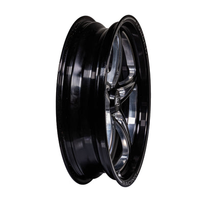 Keizer Wheels - 17-Verbrand-Forged-Black & Machined- 280 Angle