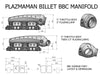 BIG BLOCK CHEVROLET V2 – PLAZMAMAN BILLET INLET MANIFOLD