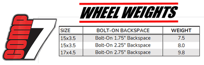 COMP 7 - BOLT-ON FRONT