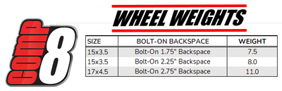 COMP 8 - BOLT-ON FRONT