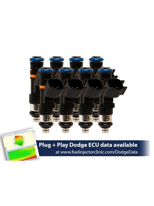 525CC (58 LBS/HR AT OE 58 PSI FUEL PRESSURE) FIC FUEL INJECTOR CLINIC INJECTOR SET FOR DODGE HEMI SRT-8, 5.7 (HIGH-Z)