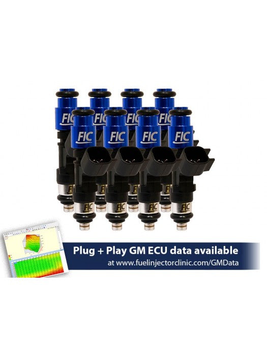 445CC (50 LBS/HR AT OE 58 PSI FUEL PRESSURE) FIC FUEL INJECTOR CLINIC INJECTOR SET FOR SBC ENGINES (HIGH-Z)