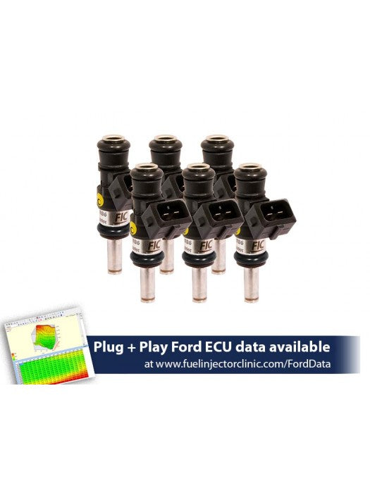 1200CC (110 LBS/HR AT 43.5 PSI FUEL PRESSURE) FIC FUEL INJECTOR CLINIC INJECTOR SET FOR FORD MUSTANG V6 (2011-2017)