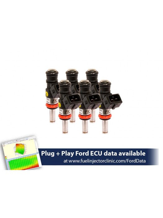 1200CC (110 LBS/HR AT 43.5 PSI FUEL PRESSURE) FIC FUEL INJECTOR CLINIC INJECTOR SET FOR FORD RAPTOR (2017-2019) INJECTOR SETS