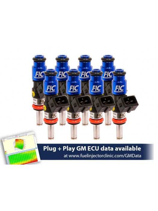1200CC (130 LBS/HR AT OE 58 PSI FUEL PRESSURE) FIC FUEL INJECTOR CLINIC INJECTOR SET FOR LS2 ENGINES (HIGH-Z)
