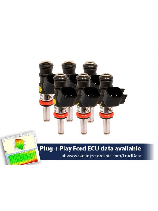 1440CC (140 LBS/HR AT 43.5 PSI FUEL PRESSURE) FIC FUEL INJECTOR CLINIC INJECTOR SET FOR FORD RAPTOR (2017-2019) INJECTOR SETS