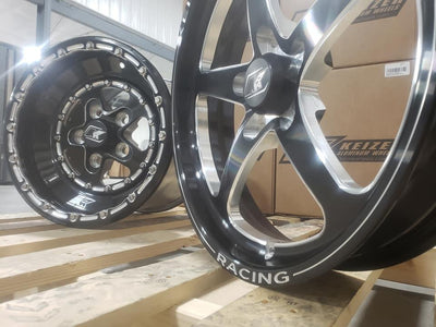 Keizer Wheels - 17-Full-House-F-Black & Machined - 2x Bottom Angle