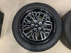 Keizer Wheels - 17-Beurt-F-Black & Machined - Top View With Tire