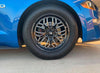 Keizer Wheels - 17-Beurt-F-Black & Machined - On Blue Mustang Front