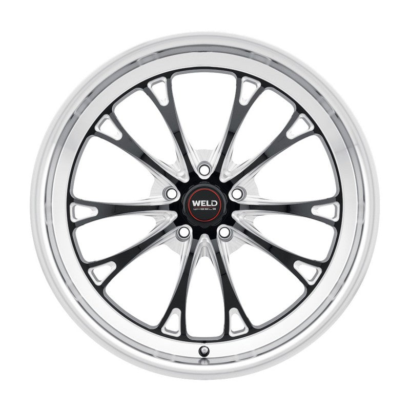 WELD Belmont Drag Gloss Black Wheel with Milled Spokes 18x5 | 5x120 BC | -23 Offset | 2.10 Backspacing - S1578C022N23